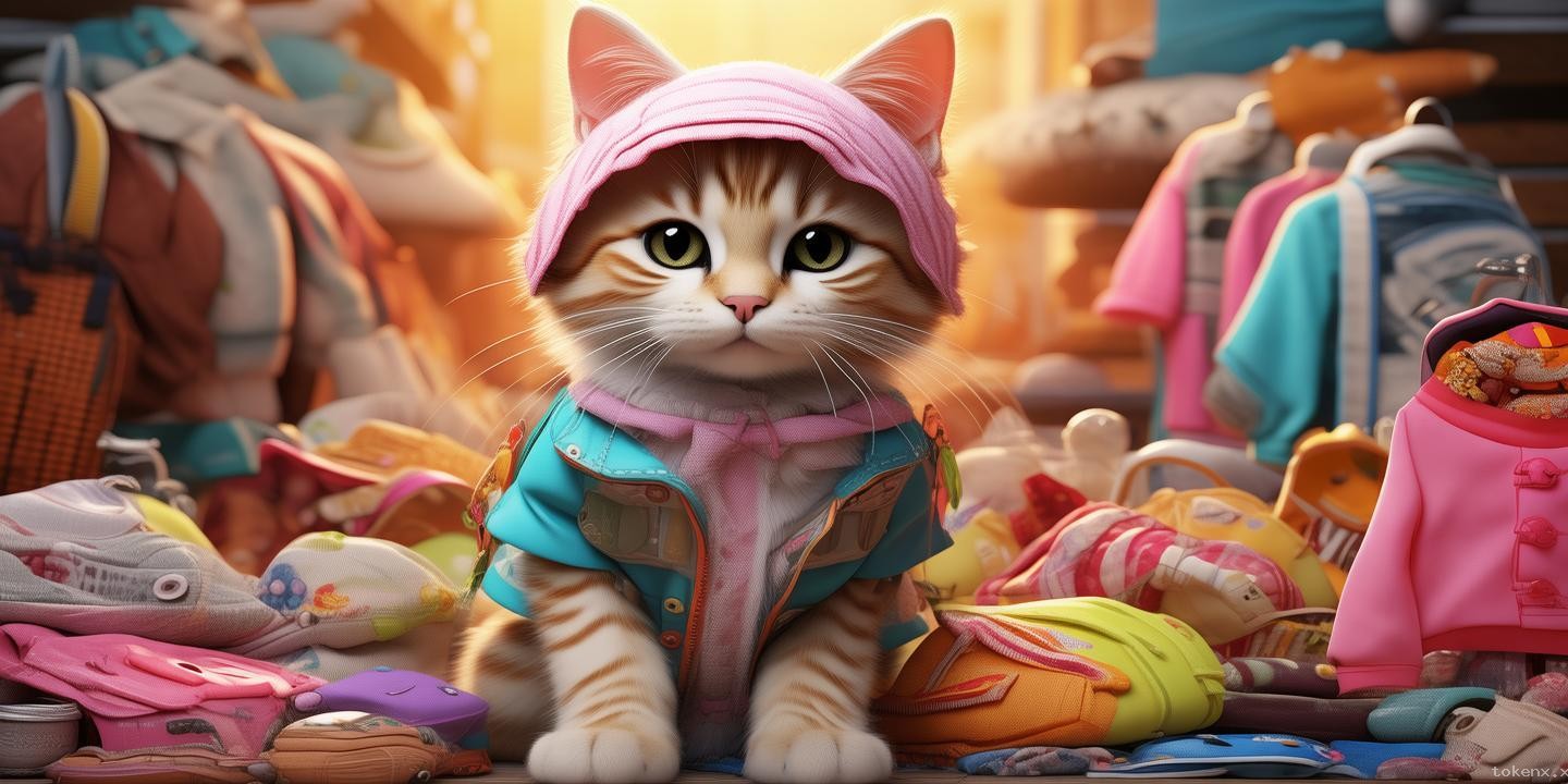 **“猫耳开关”：萌宠穿搭达人的养成之路**